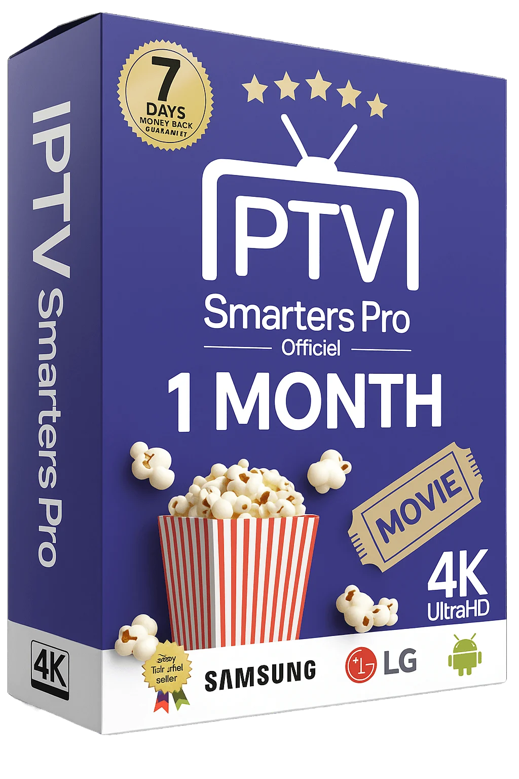 1 Month Subscription | IPTV Smarters PRO FHD