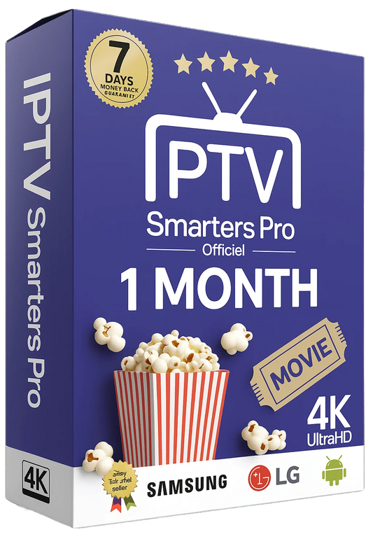 1 Month Subscription | IPTV Smarters PRO FHD