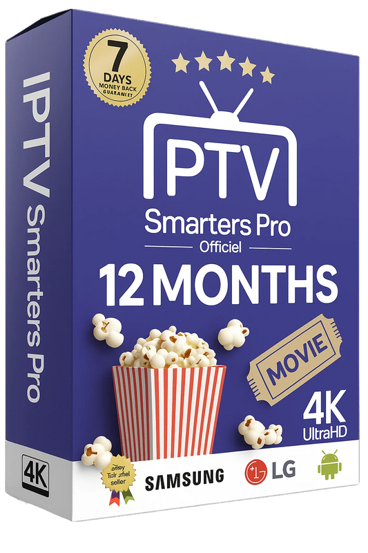 12 Months Subscription | IPTV Smarters PRO FHD