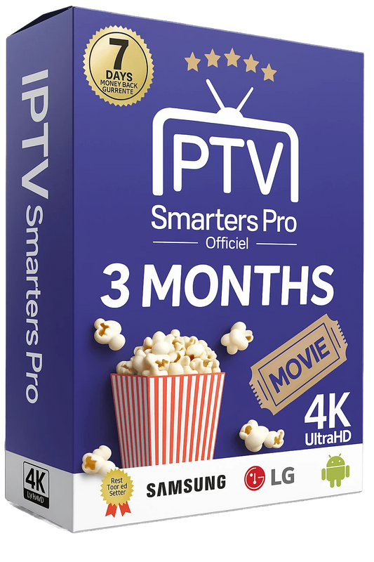 3 Months Subscription | IPTV Smarters PRO FHD