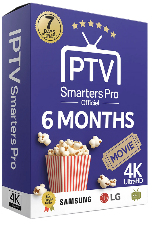6 Months Subscription | IPTV Smarters PRO FHD